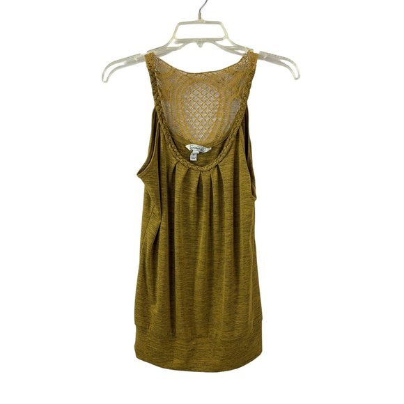 Speechless Tops - Speechless Women's Rusty Yellow Tank Top